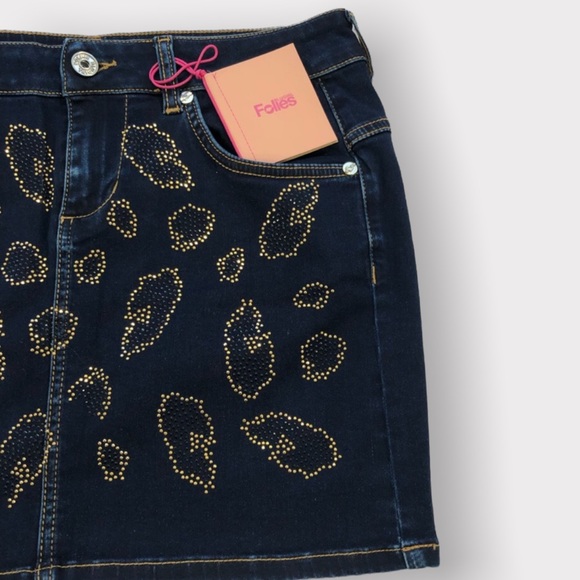 BLUGIRL FOLIES, Denim Mini Pencil Skirt, Size W28 - Picture 10 of 16